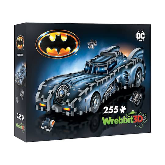 DC Batman - Batmobile 3D Jigsaw Puzzle: 255 Pcs By Wrebbit | 12" x 9.875" x 3" | Michaels®